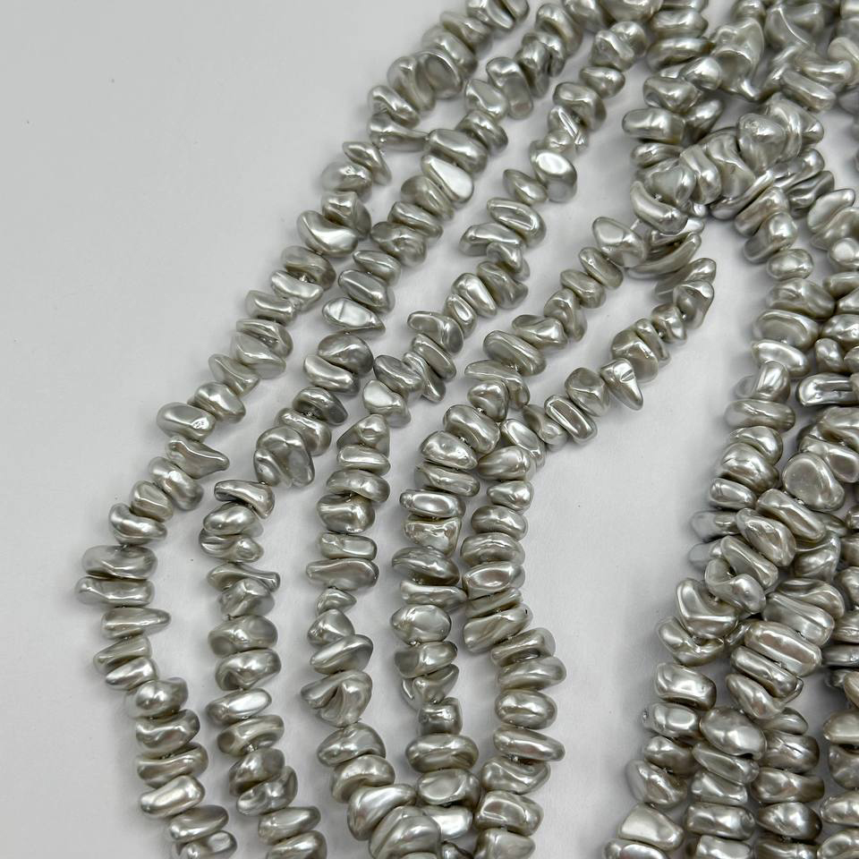 Майорка цвет серый размер 8*4мм